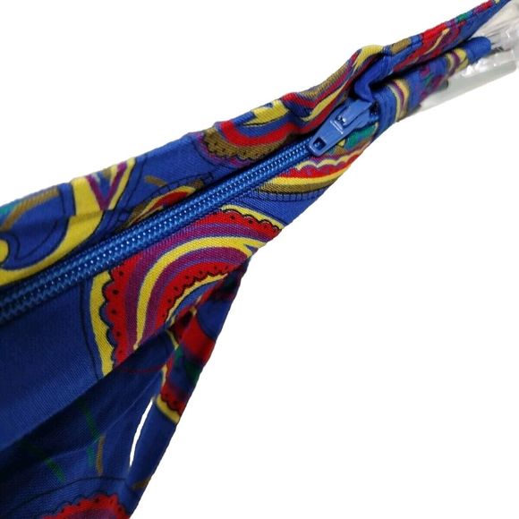 Vintage Paisley Print Skirt Women's Bohemian Midi Pleated Sz1 0 Nostalgic Rare - Picture 8 of 12